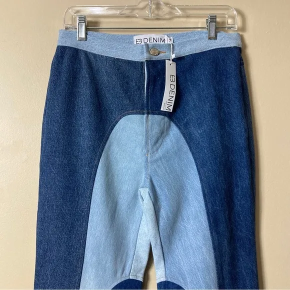 NWT EB Denim Kendall Riding Straight Jeans in Mixed Washes