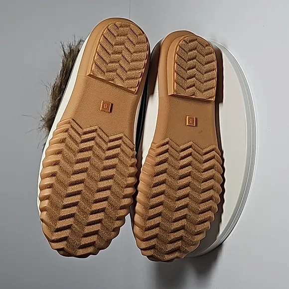 NWT Esprit Evelyn Snow Boots Calf Leather Faux Fur Water Resistant Thinsulate 8