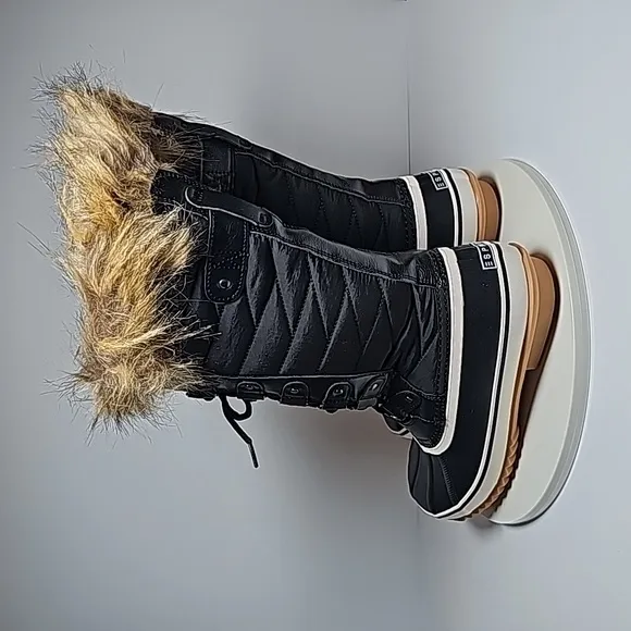 NWT Esprit Evelyn Snow Boots Calf Leather Faux Fur Water Resistant Thinsulate 8