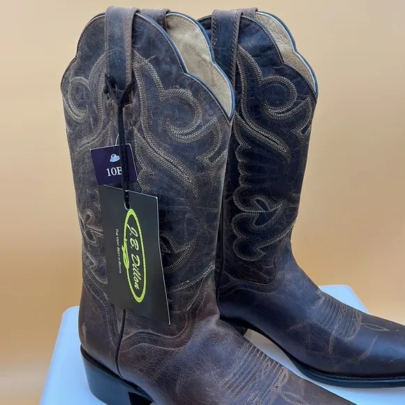 NWT J.B. Dillon Cowboy Boots Style: JBW2304 Size 10B