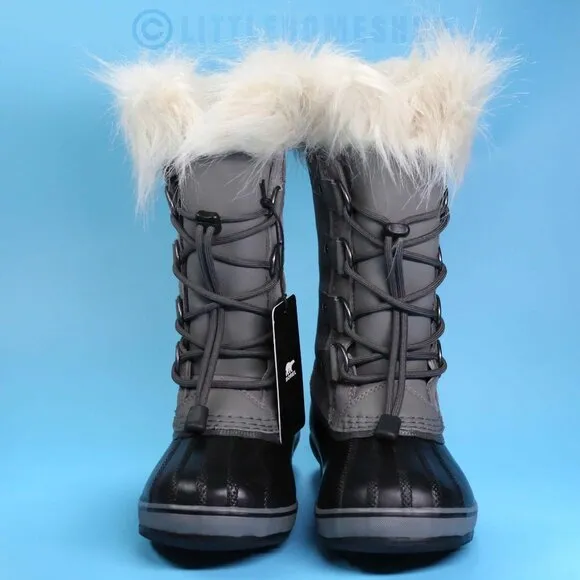 NWT!  JOAN OF ARCTIC™ Youth Waterproof Boot, Quarry Gray, Size 1