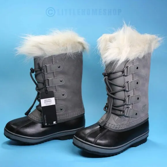 NWT!  JOAN OF ARCTIC™ Youth Waterproof Boot, Quarry Gray, Size 1