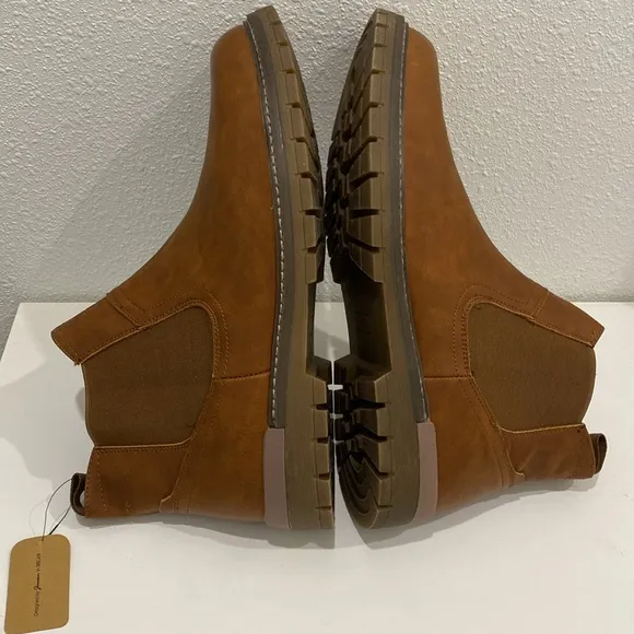 NWT JOUSEN Men’s Chelsea Boots Chukka Retro Slip On |Size 12