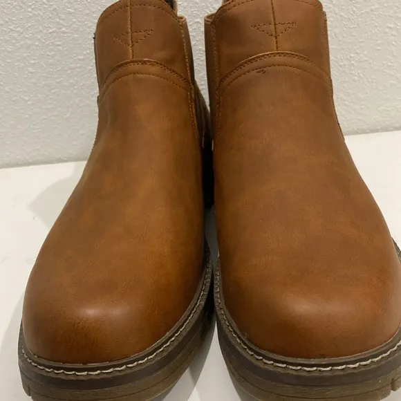 NWT JOUSEN Men’s Chelsea Boots Chukka Retro Slip On |Size 12