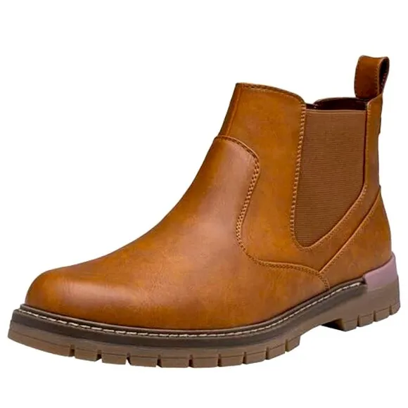 NWT JOUSEN Men’s Chelsea Boots Chukka Retro Slip On |Size 12