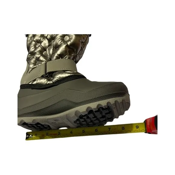 NWT Kamik Girl's Penny 3 Silver Waterproof Insulated Winter/Snow Boots Size 13