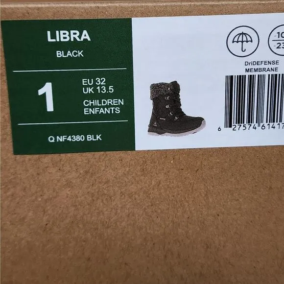NWT Kamik Kids Libra Waterproof Winter Boots
