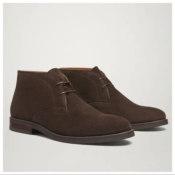 NWT. Massimo Dutti Brown Safari Boots Size 7.