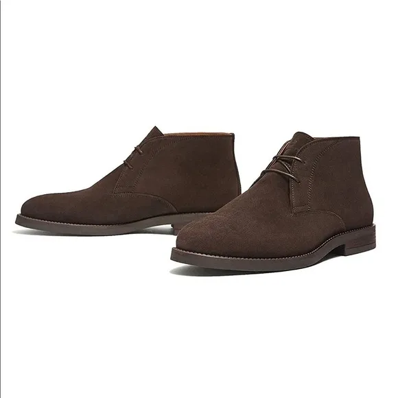 NWT. Massimo Dutti Brown Safari Boots Size 7.