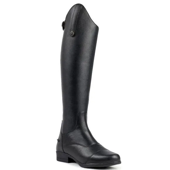 NWT Moretta Womens/Ladies Carla Leather Long Riding Boots / Black
