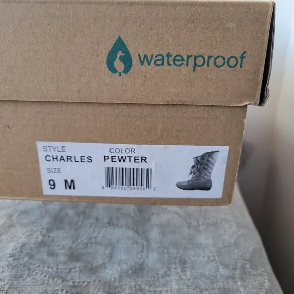 NWT – NWB Sporto Charles Angled Calf Waterproof Winter Boots (Size: 9M)