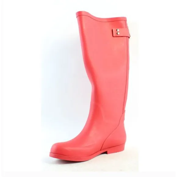 NWT Pajar Patricia Women's Rain Boots 6 Red Rubber Tall Knee High