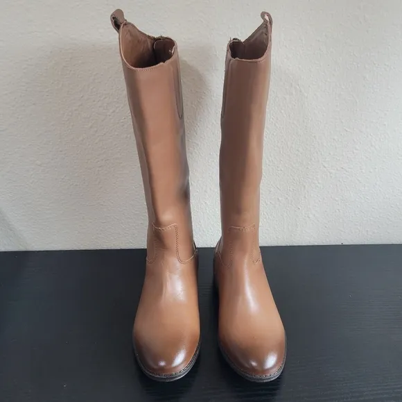 NWT Sam Edelman Penny Mini Brown Leather Boots Toddler Girl 11