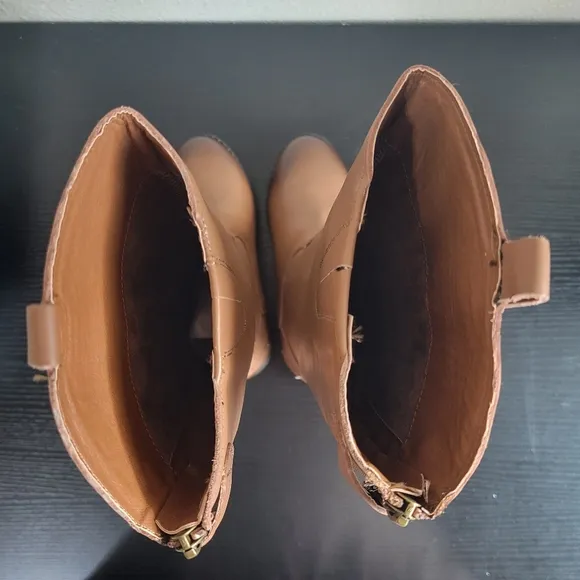 NWT Sam Edelman Penny Mini Brown Leather Boots Toddler Girl 11