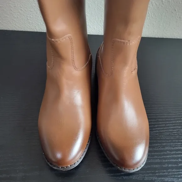 NWT Sam Edelman Penny Mini Brown Leather Boots Toddler Girl 11