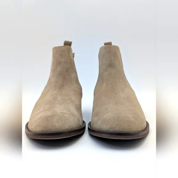 NWT SectionX Paxson Sand Suede Leather Memory Foam Chelsea Boots Size 12M