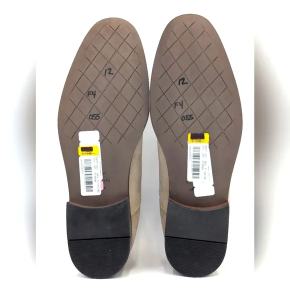 NWT SectionX Paxson Sand Suede Leather Memory Foam Chelsea Boots Size 12M