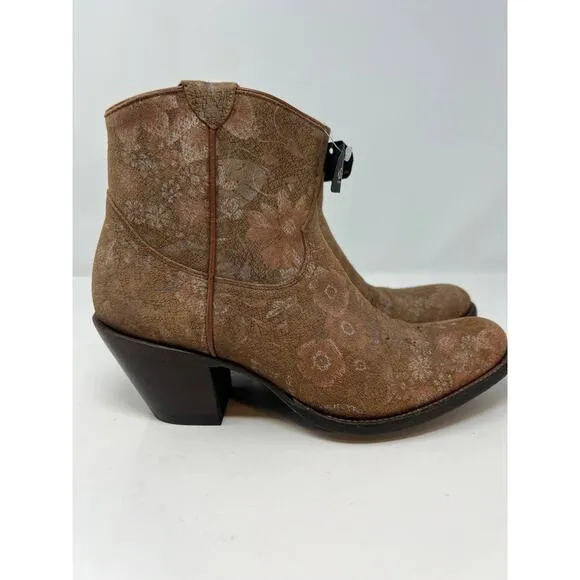 NWT Shyanne Sienna Western Ankle Boot Women's Leather 162483 Size 9155