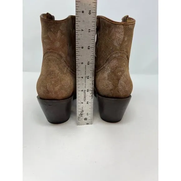NWT Shyanne Sienna Western Ankle Boot Women's Leather 162483 Size 9155