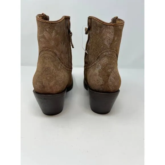 NWT Shyanne Sienna Western Ankle Boot Women's Leather 162483 Size 9155