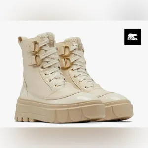 NWT Sorel Caribou x Boot Lace up WP Cozy