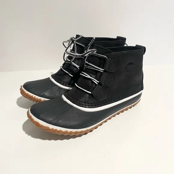 NWT Sorel Women’s Out n About Duck Boots Waterproof NL2133-011 Size 8