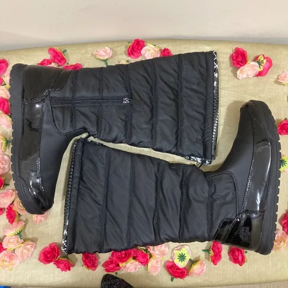NWT Totes Waterproof Black Boots &quot;Caroline 2&quot; 10M