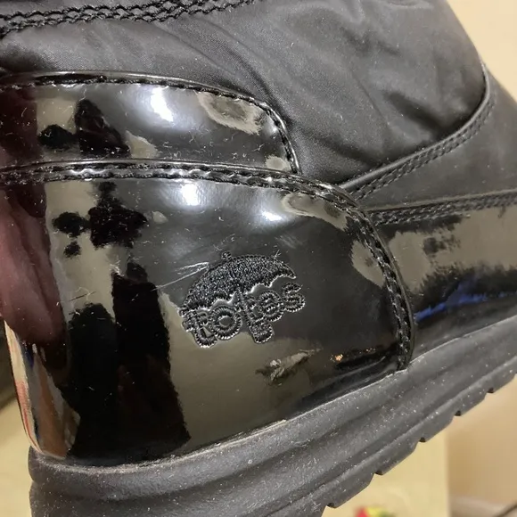 NWT Totes Waterproof Black Boots &quot;Caroline 2&quot; 10M