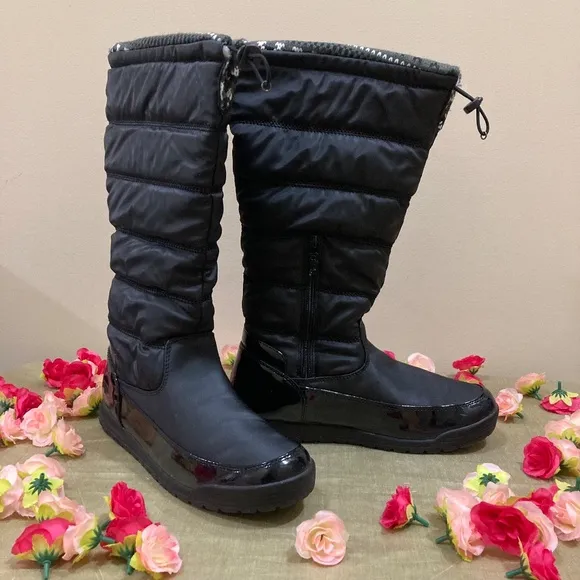 NWT Totes Waterproof Black Boots &quot;Caroline 2&quot; 10M