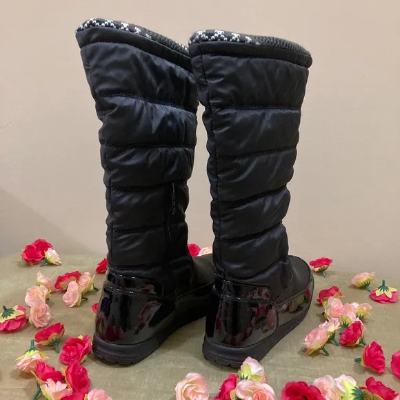NWT Totes Waterproof Black Boots &quot;Caroline 2&quot; 10M