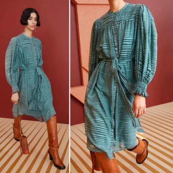 NWT! ULLA JOHNSON Midi Dress Size 2