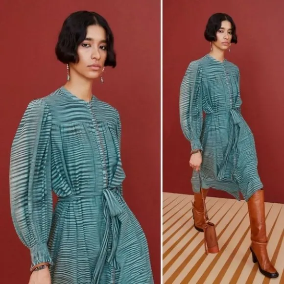 NWT! ULLA JOHNSON Midi Dress Size 2