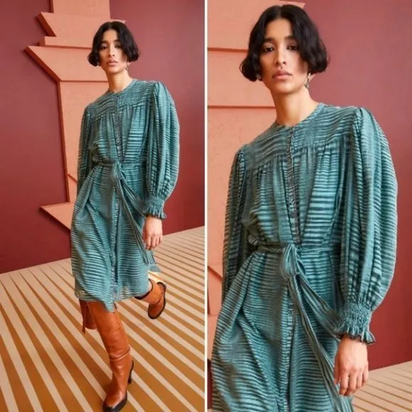 NWT! ULLA JOHNSON Midi Dress Size 2