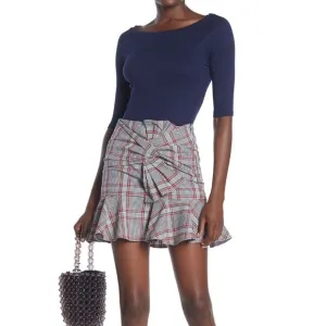 NWT Veronica Beard Picnic Plaid Skirt