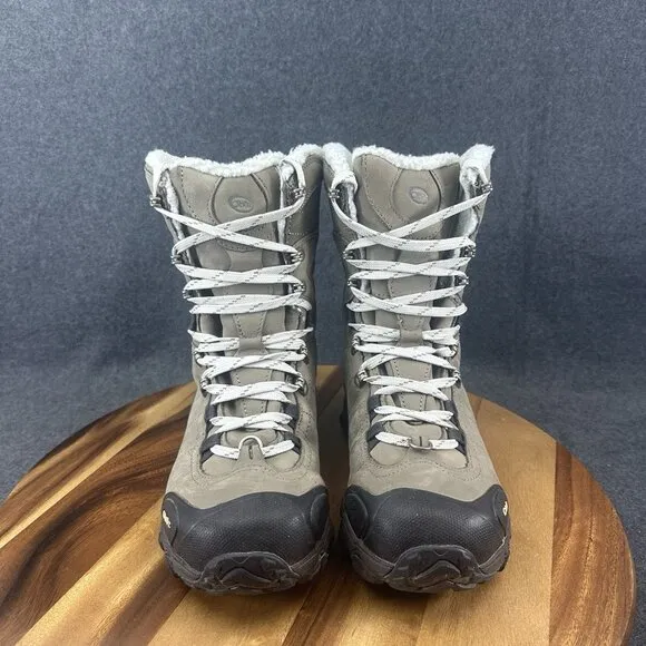 Oboz Bridger 9&quot; Women’s size 8.5 Insulated Waterproof Winter Boots Thinsulate