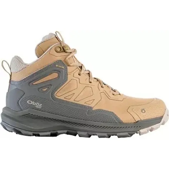 Oboz Katabatic Bdry Hiking Boots Size 10.5Tan Gray
