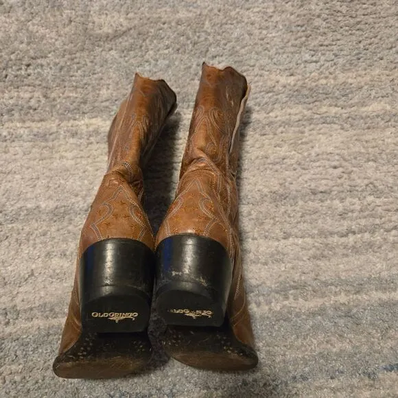 Old Gringo Boots western cowboy  cowgirl boots brown Leather 7B