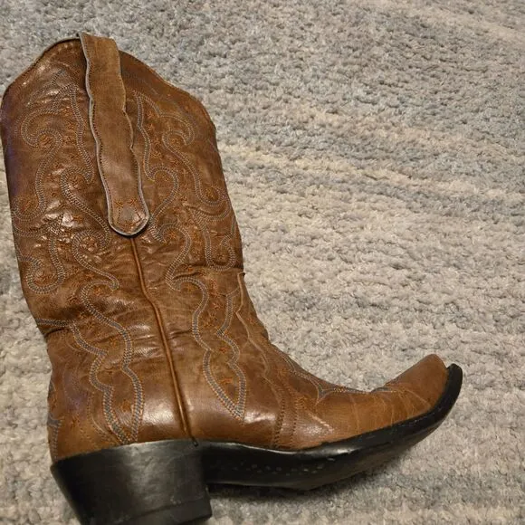Old Gringo Boots western cowboy  cowgirl boots brown Leather 7B
