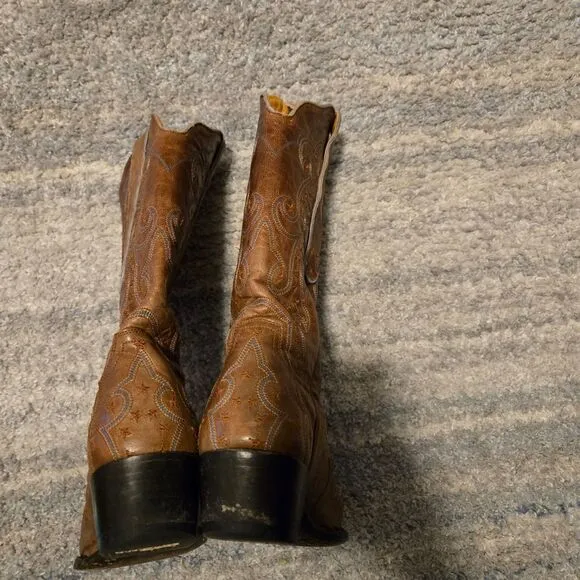 Old Gringo Boots western cowboy  cowgirl boots brown Leather 7B