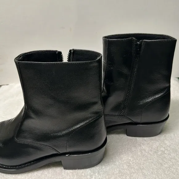 Old‎ West Leather Riding Ankle Boots