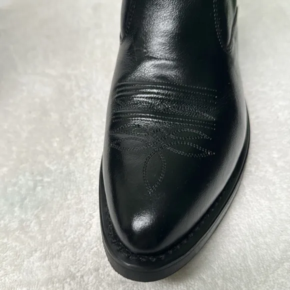 Old‎ West Leather Riding Ankle Boots