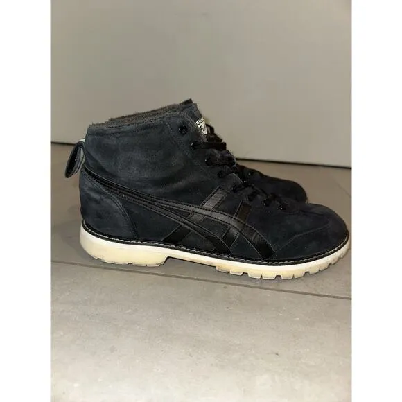 Onitsuka Tiger MEXICO RINKAN 1183B407-001 BLACK/BLACK Unisex Boots US 8 EU‎ 41.5