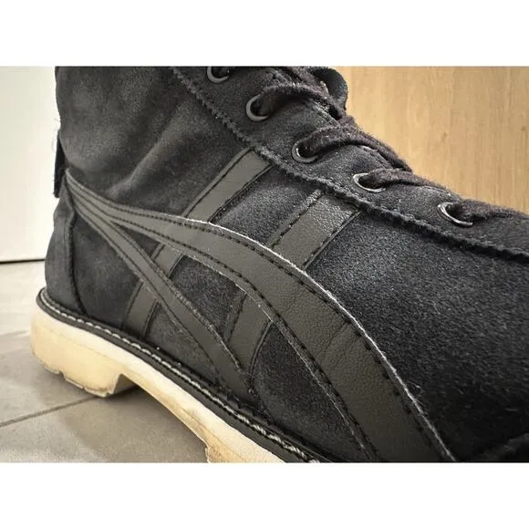 Onitsuka Tiger MEXICO RINKAN 1183B407-001 BLACK/BLACK Unisex Boots US 8 EU‎ 41.5
