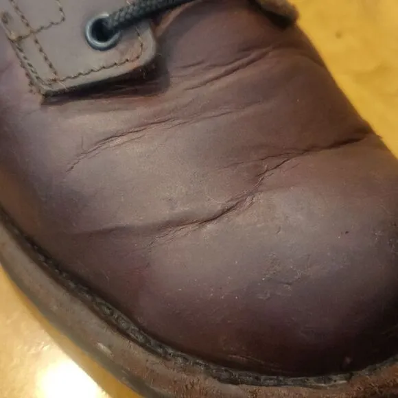 Origin USA brown boots vibram soles size 10 made in Maine