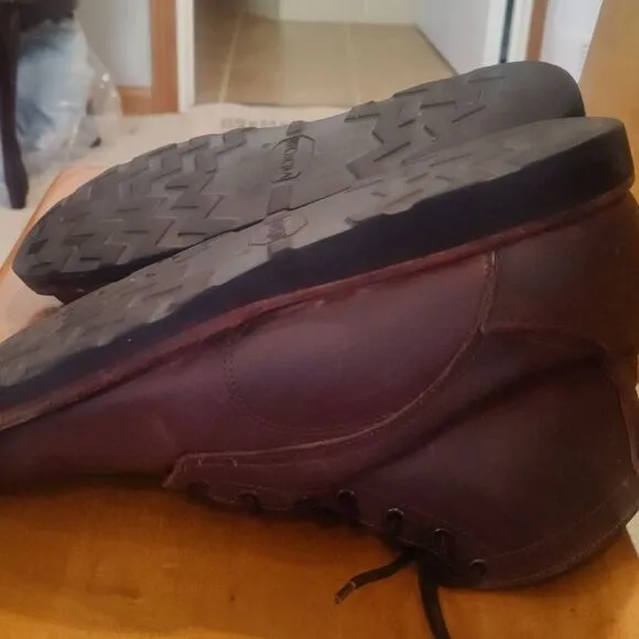 Origin USA brown boots vibram soles size 10 made in Maine