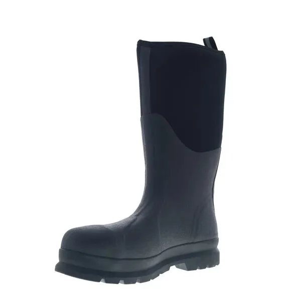 Original Muck Mens Chore Classic Tall Steel Toe Waterproof Black Boots (NWT)