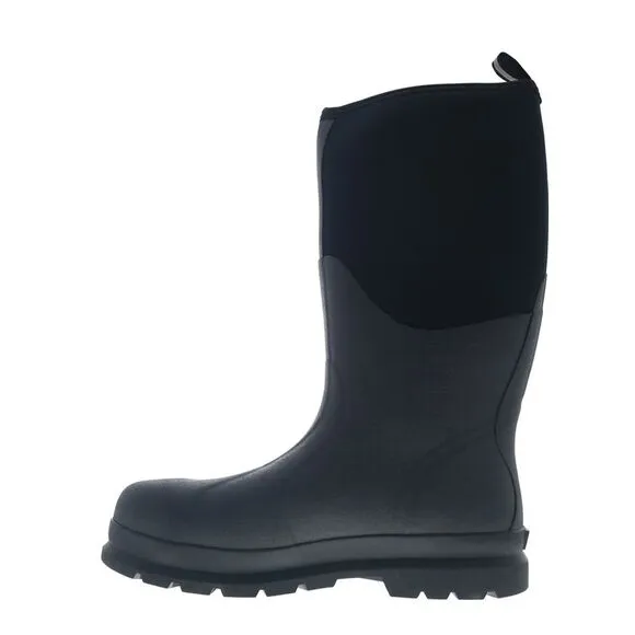 Original Muck Mens Chore Classic Tall Steel Toe Waterproof Black Boots (NWT)