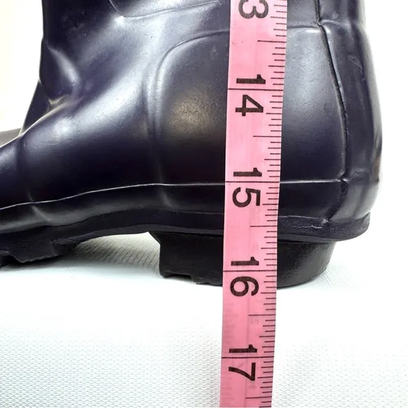 Original Tall Hunter Waterproof Rain Boots in Aubergine (dark purple) sz 8