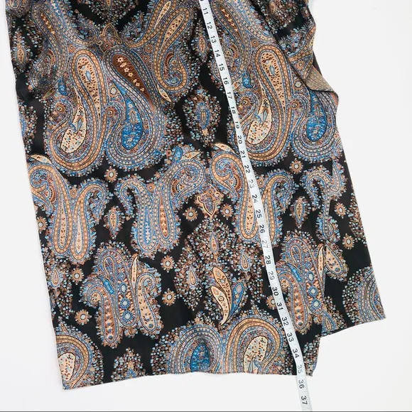 OSCAR DE LA RENTA silk skirt