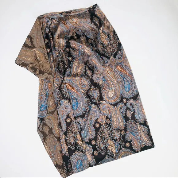 OSCAR DE LA RENTA silk skirt